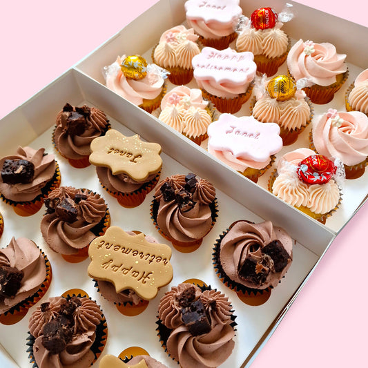 Custom Cupcakes – Box of 12 Personalised Designs