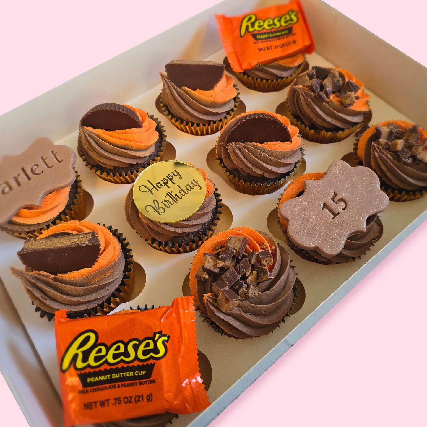 Custom Cupcakes – Box of 6 Personalised Designs