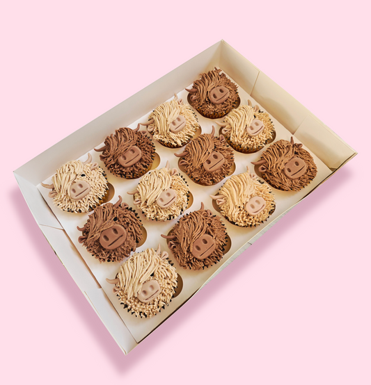 Custom Cupcakes – Box of 6 Personalised Designs