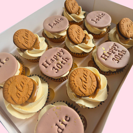 Custom Cupcakes – Box of 9 Personalised Designs