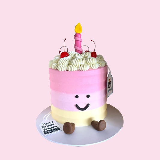 Jelly Cat 6-Inch Two-Layer Celebration Cake – Serves 12–16 | Personalised Design (Copy)